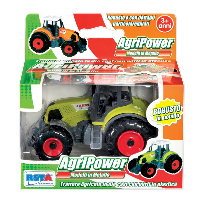 TRATTORE METALLO AGRIPOWER 3 COLORI