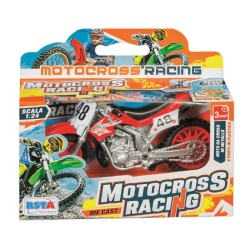 MOTOCROSS DIE CAST 4 ASSORTIMENTI SCALA 1:24