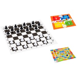 Giochi da Tavola Tascabili assortiti - 36203 oca/dama/Keep Calm mini Travel Family Games, Modelli assortiti, 1 pezzo